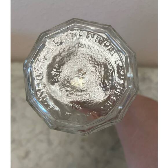 Vintage antique round Vodka cut glass decanter - Picture 4 of 8